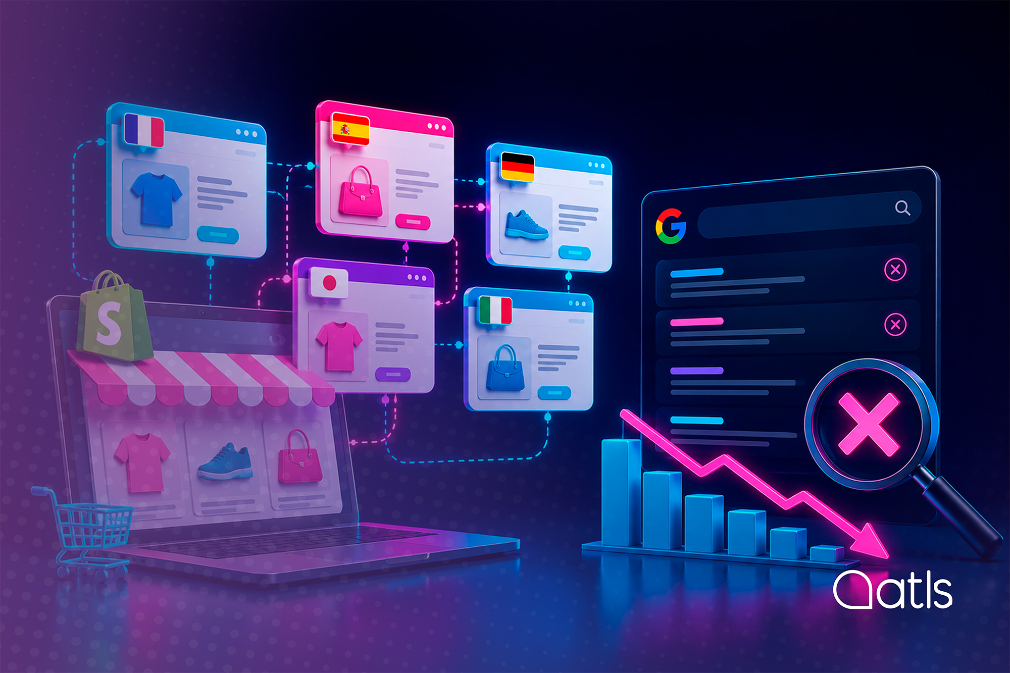 Les botigues Shopify multilingües no posicionen a Google