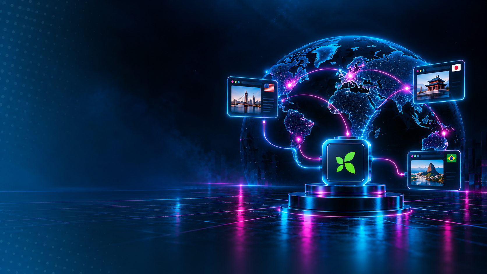 Global Holographic Content Network