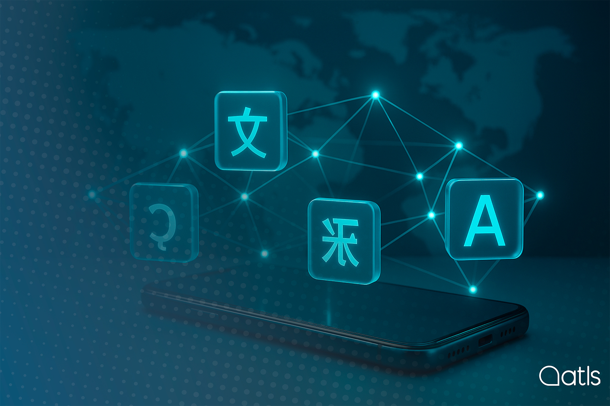 Image sur la localisation des applications mobiles pour les adapter aux différents marchés internationaux sur le plan linguistique et culturel.