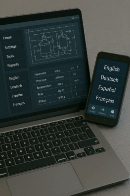 Software tecnico e interfaces multilingues